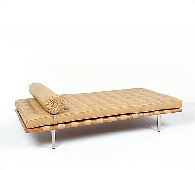 Exhibition Daybed - Driftwood Tan Leather