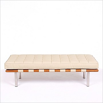 Modern Classics Barcelona Bench - Parchment