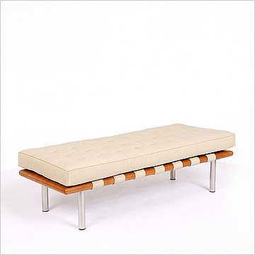 Mies van der Rohe Style: Exhibition 2-Seat Bench