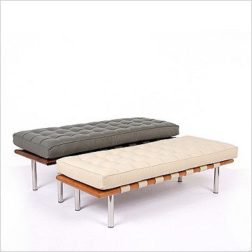 Mies van der Rohe Style: Exhibition 2-Seat Bench