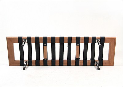 Exhibition 3-Seat Bench - Standard Black Leather