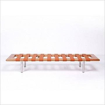 Modern Classics Barcelona Bench - Golden Tan Leather