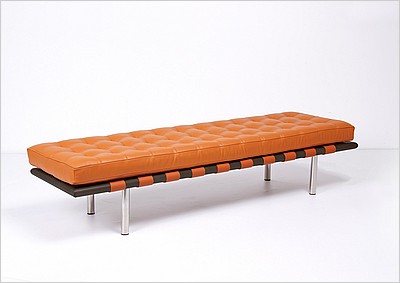 Mies van der Rohe Style: Exhibition 3-Seat Bench