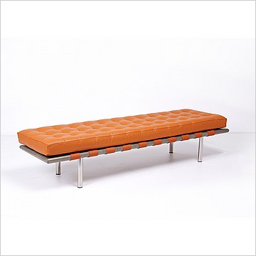 Modern Classics Barcelona Bench - Golden Tan Leather
