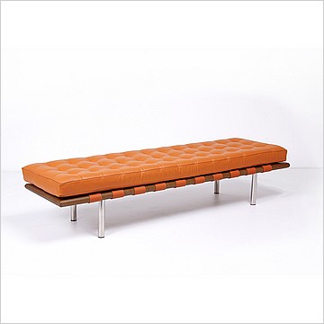 Modern Classics Barcelona Bench - Golden Tan Leather