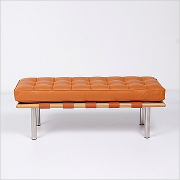 Exhibition Narrow Bench - Golden Tan