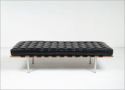 Exhibition Narrow Bench - Charcoal Gray