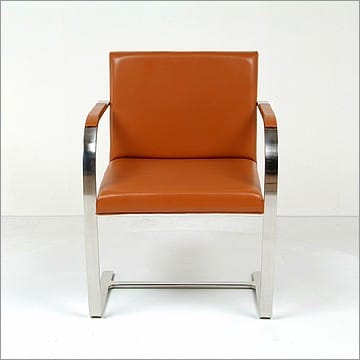 Mies van der Rohe Style: Flat Arm Side Chair