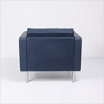 Mies van der Rohe Style: Resorhaus Lounge Chair - Navy Blue