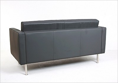 Mies van der Rohe Style: Resorhaus Loveseat - Standard Black