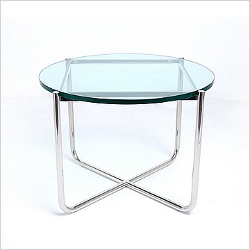 Exhibition Round Table - Glass Top