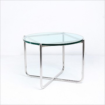 Exhibition Round Table - Glass Top