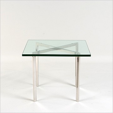 Mies van der Rohe Style: Exhibition Side Table