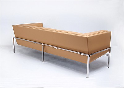 GM Lobby Sofa - Camel Tan Leather