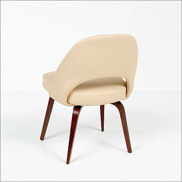 Saarinen Style: Executive Side Chair Wood Legs