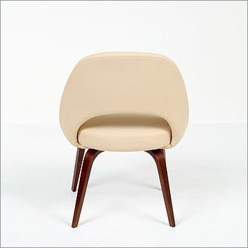 Saarinen Style: Executive Side Chair Wood Legs