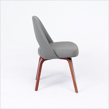 Executive Side Chair Wood Legs - Saarinen Style