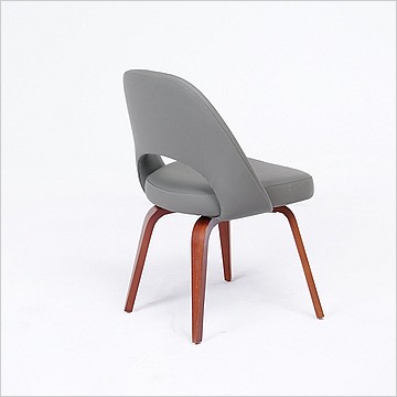 Executive Side Chair Wood Legs - Saarinen Style