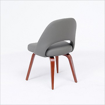 Executive Side Chair Wood Legs - Saarinen Style