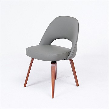 Executive Side Chair Wood Legs - Saarinen Style