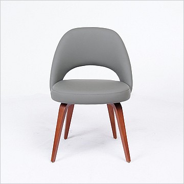 Executive Side Chair Wood Legs - Saarinen Style