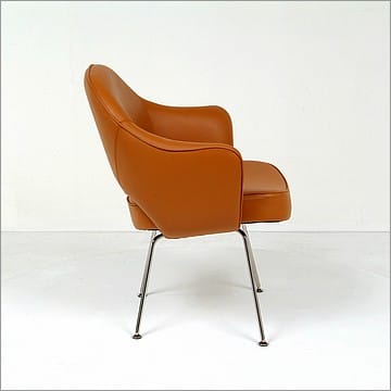 Saarinen Style: Executive Arm Chair Steel Legs