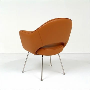 Saarinen Style: Executive Arm Chair Steel Legs