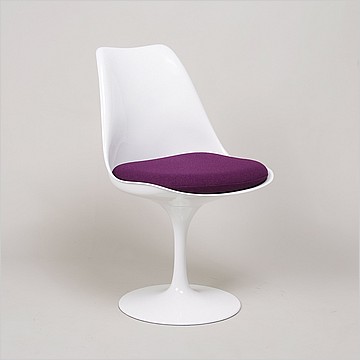 Saarinen Style: Tulip Side Chair - Upholstered Seat