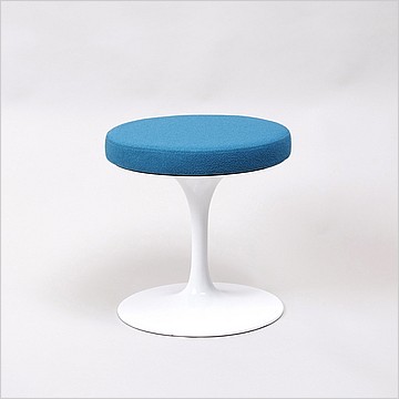 Saarinen Style: Tulip Footstool - White Shell