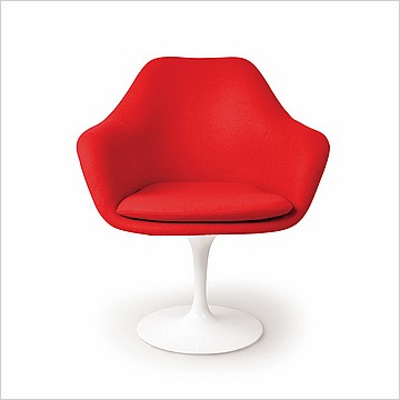 Saarinen Style: Tulip Arm Chair - Fully Upholstered