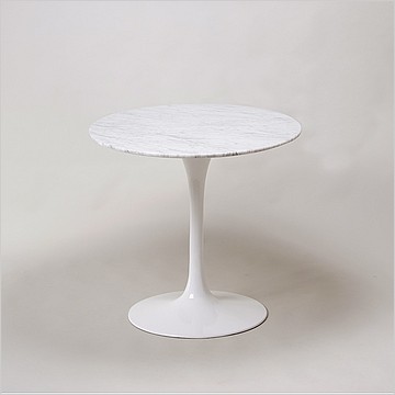 Saarinen Style: Tulip Bistro Table Round - 30 Inch Diameter