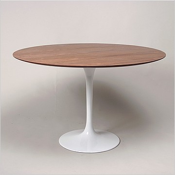 Saarinen Style: Tulip Dining Table Round - 48 Inch Diameter