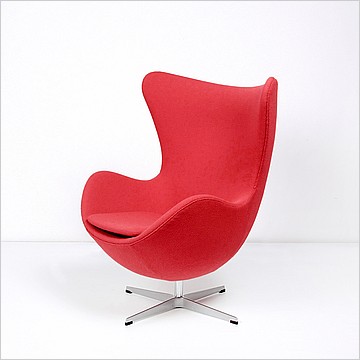 Jacobsen Egg Chair - Cayenne Red