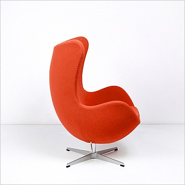 Jacobsen Egg Chair - Tangerine Orange