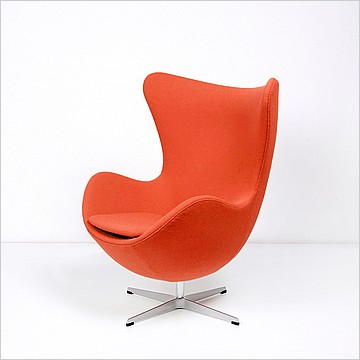 Jacobsen Egg Chair - Tangerine Orange