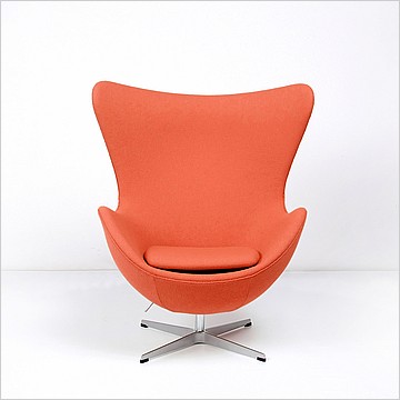 Jacobsen Egg Chair - Tangerine Orange