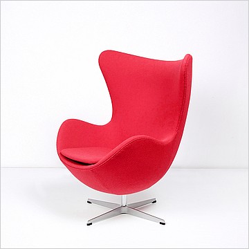 Jacobsen Egg Chair - Poppy Orange