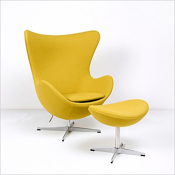 Jacobsen Egg Chair - Chartreuse Green