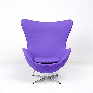 Jacobsen Egg Chair - Plum Purple