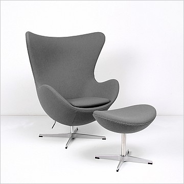 Jacobsen Egg Chair - Mica Gray