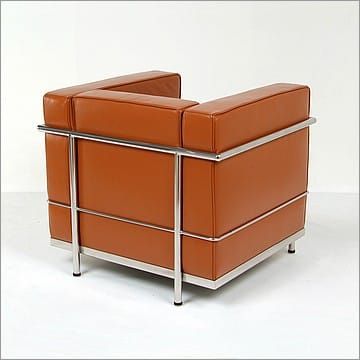 Le Corbusier Style LC2 Chair - Honey Tan - View 3
