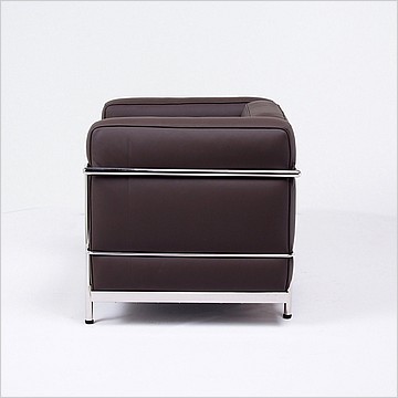 Le Corbusier Style LC2 Chair - Espresso Brown - View 6