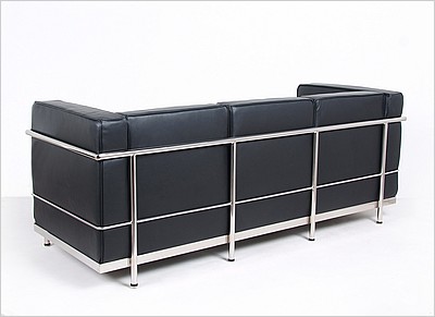 Petite Sofa - Standard Black Leather