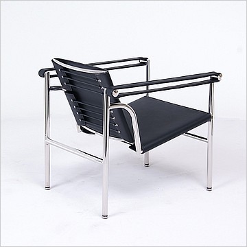Basculant Chair - Premium Black Leather