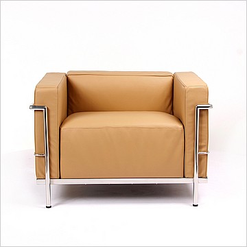 Grande Lounge Chair - Driftwood Tan Leather