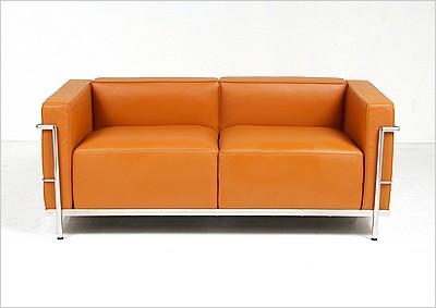 Modern Classics Corbusier Petite Loveseat - View 3