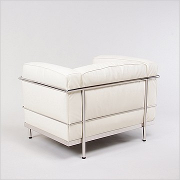Grande Feather Relaxed Lounge Chair - Alpine White