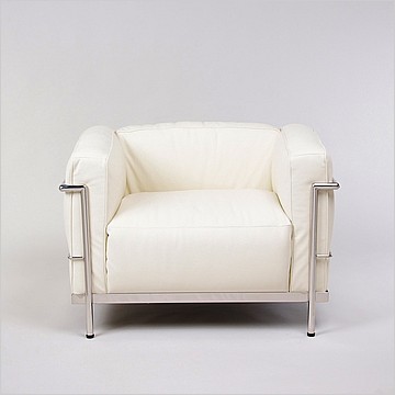 Grande Feather Relaxed Lounge Chair - Alpine White