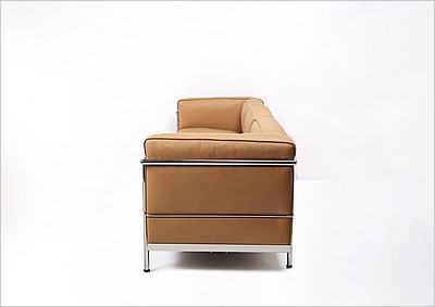 Grande Feather Relaxed Sofa - Driftwood Tan Leather