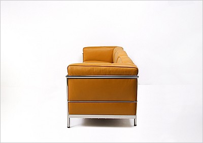 Grande Feather Relaxed Sofa - Golden Tan Leather